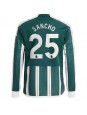 Manchester United Jadon Sancho #25 Venkovní Dres 2023-24 Dlouhý Rukáv